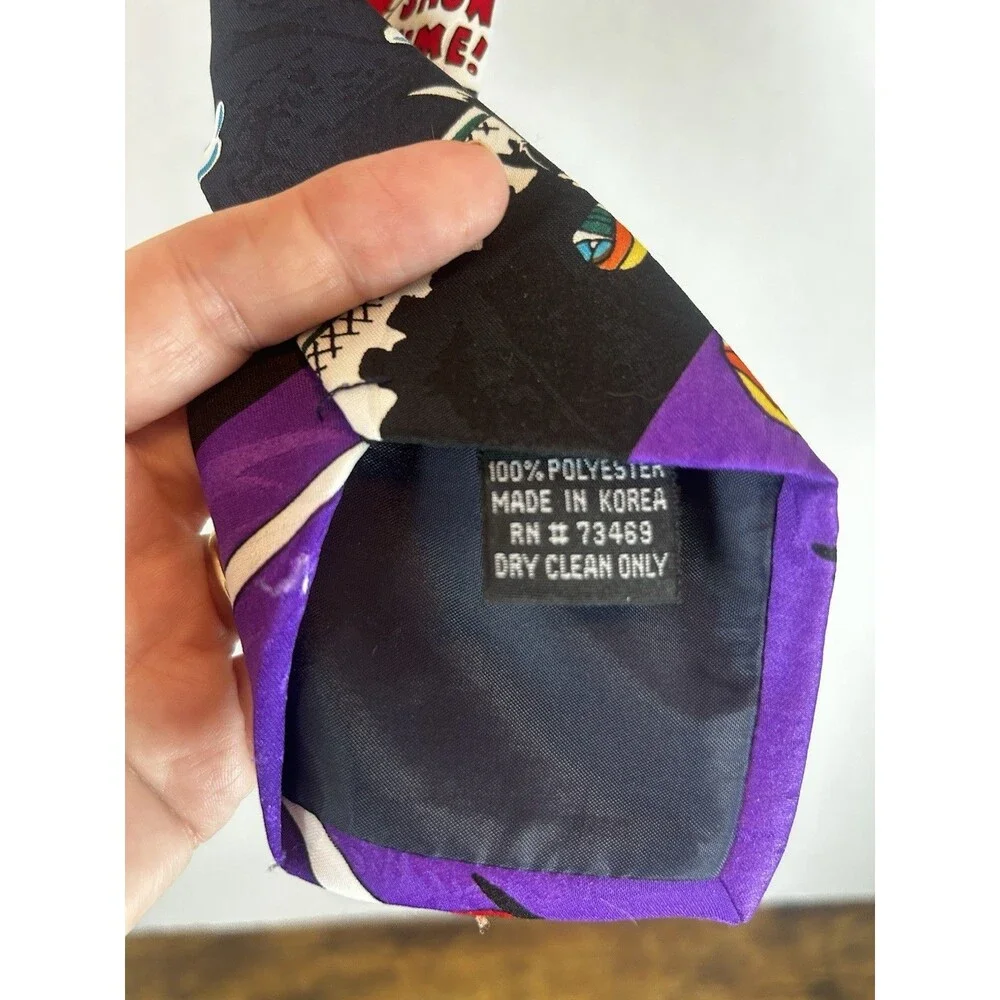 Looney Tunes Mania Taz Basketball Neck Tie Vintage 1994 Warner Bros Vintage Fun